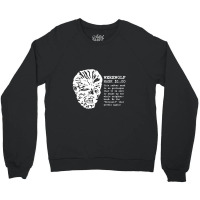 Vintage Werewolf Mask Ad (light) Crewneck Sweatshirt | Artistshot