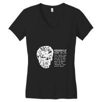 Vintage Werewolf Mask Ad (light) Women's V-neck T-shirt | Artistshot