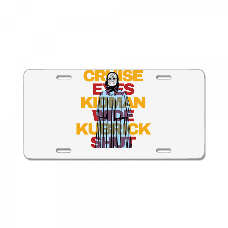 Eyes Wide Shut Movie Colour License Plate | Artistshot