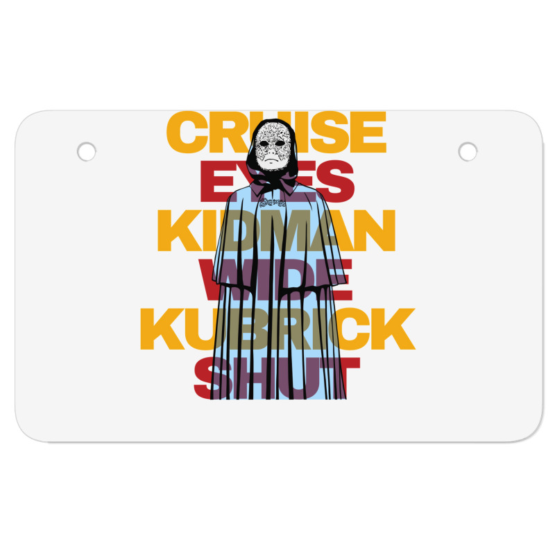 Eyes Wide Shut Movie Colour Atv License Plate | Artistshot