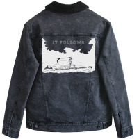 It Follows Unisex Sherpa-lined Denim Jacket | Artistshot