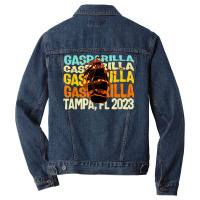 Gasparilla Tampa Florida 2023 Pirate Festival Ship Men Denim Jacket | Artistshot