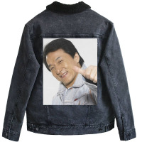 Jackie Chan Approves Unisex Sherpa-lined Denim Jacket | Artistshot