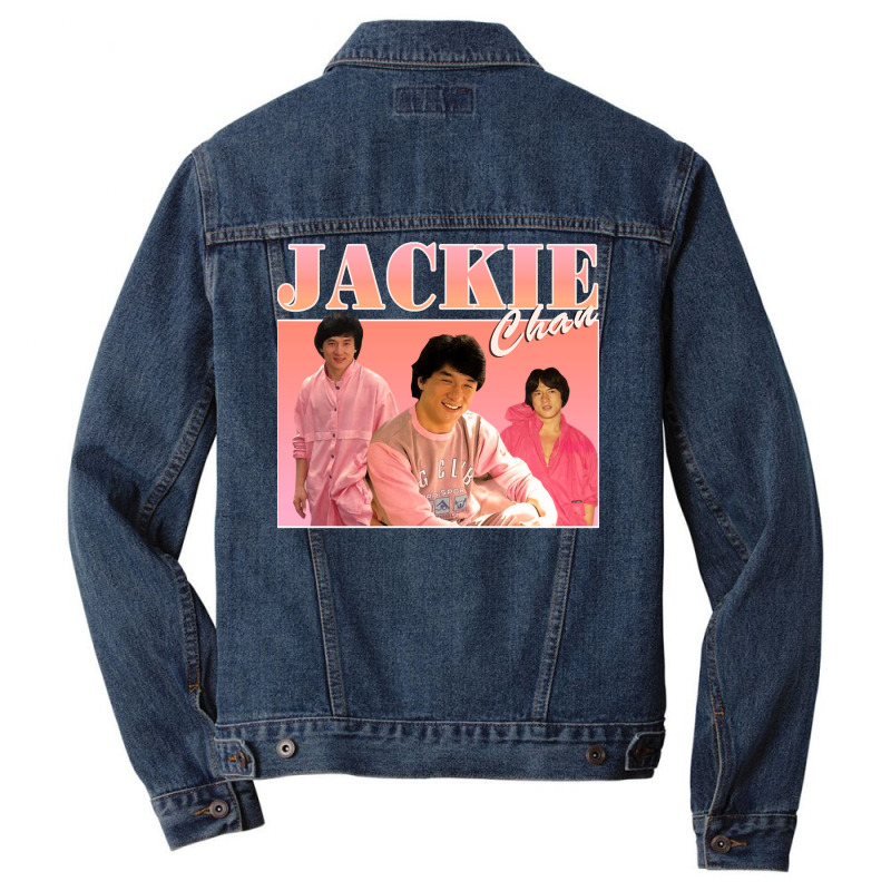 Jackie Chan Pink Classic Men Denim Jacket | Artistshot