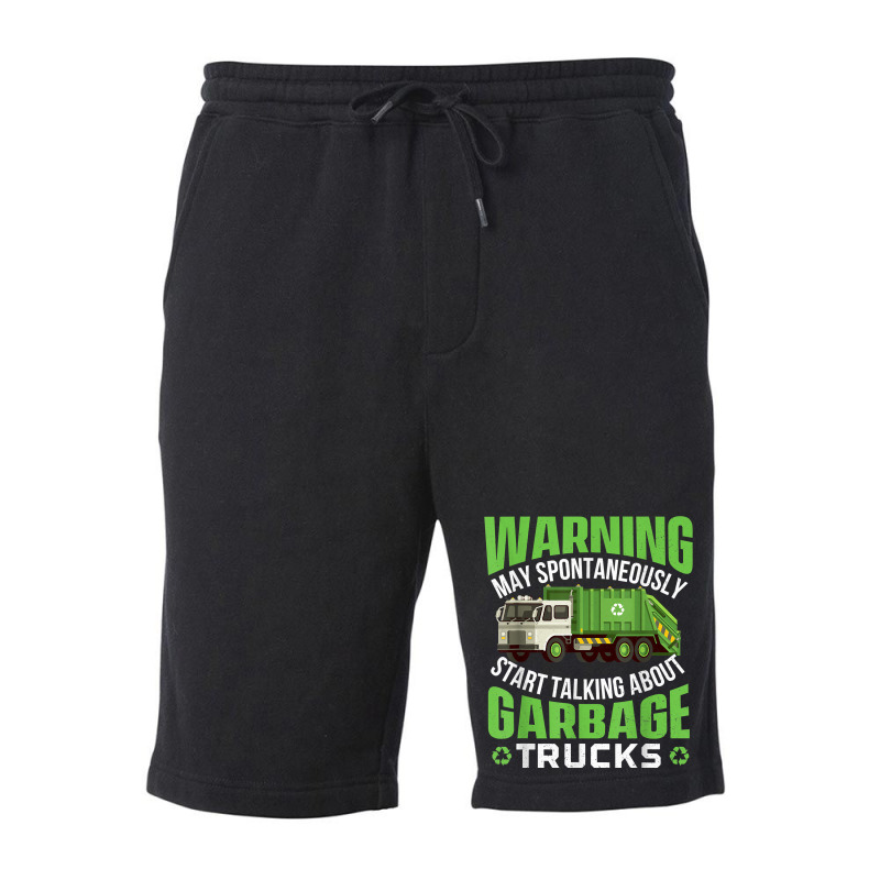 May Start Talking About Garbage Trucks   Waste Man Fleece Short | Artistshot