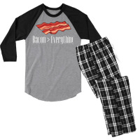 Bacon Over Everything Tumblr Men's 3/4 Sleeve Pajama Set | Artistshot