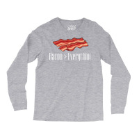 Bacon Over Everything Tumblr Long Sleeve Shirts | Artistshot