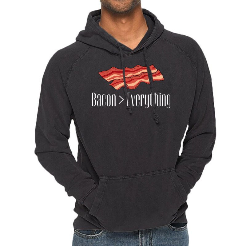 Bacon Over Everything Tumblr Vintage Hoodie | Artistshot