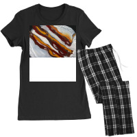 Bacon Strips Funny Women's Pajamas Set | Artistshot