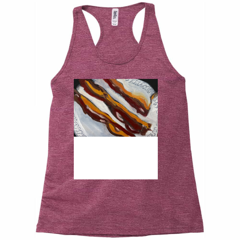 Bacon Strips Funny Racerback Tank by givensjackona | Artistshot