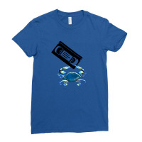 Crabby Cassette Ladies Fitted T-shirt | Artistshot