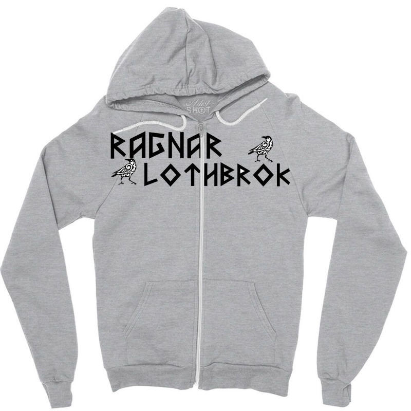 Ragnar Lothbrok Viking Zipper Hoodie | Artistshot