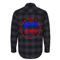 Liberty Or Death, Preferably Liberty Flannel Shirt | Artistshot