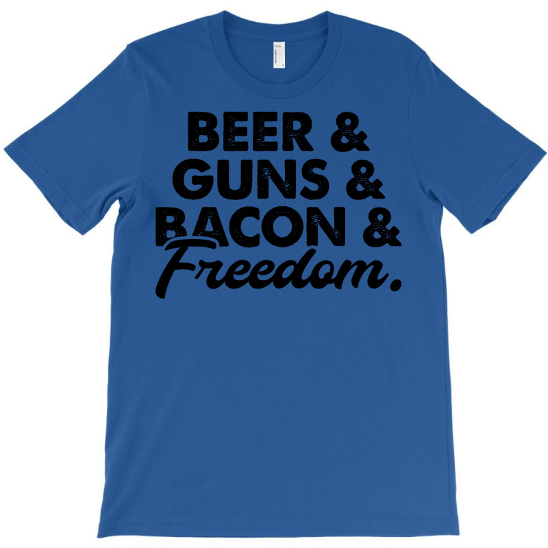 Beer Guns Bacon And Freedom Nature T-shirt | Artistshot