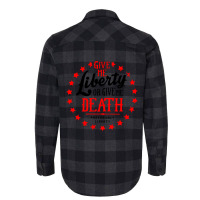 Liberty Or Death, Preferably Liberty Flannel Shirt | Artistshot