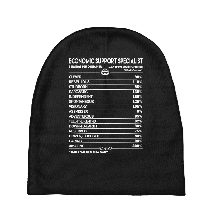 Trending Economic Support Specialist T Shirt - Eco Baby Beanies by Duongthithanh75 | Artistshot