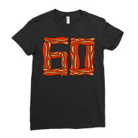 60th Birthday Bacon Strips Ladies Fitted T-shirt | Artistshot