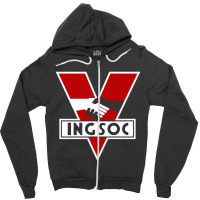 Ingsoc 1984 Zipper Hoodie | Artistshot