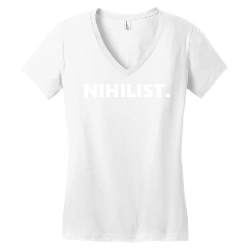 Nihilist. Women's V-Neck T-Shirt by pennieericksr | Artistshot