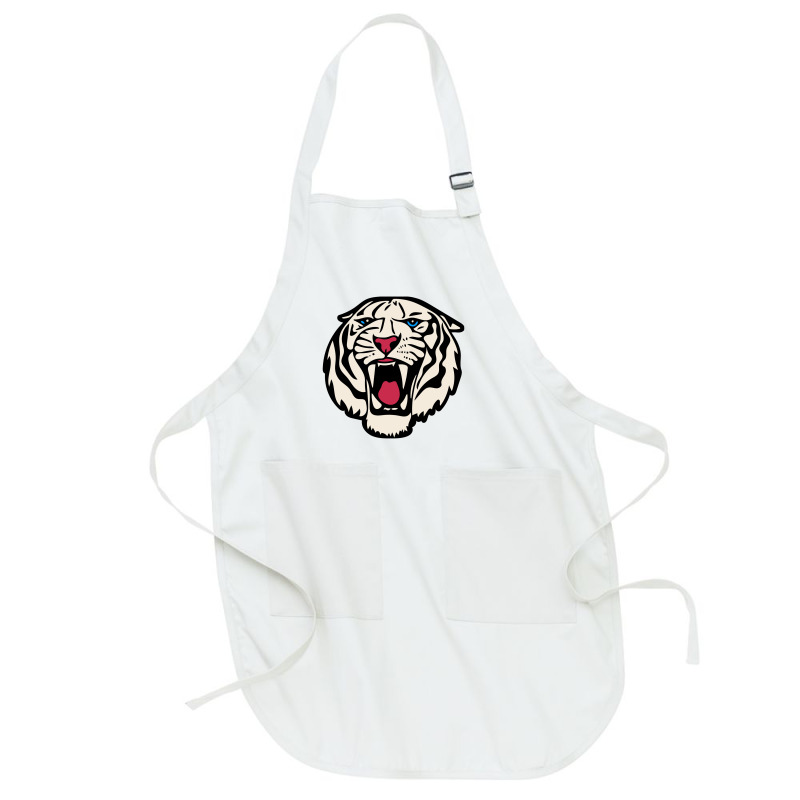 White Tiger Roar   White Tiger Full-length Apron | Artistshot