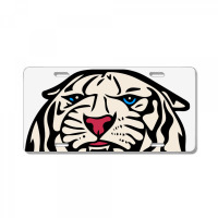 White Tiger Roar   White Tiger License Plate | Artistshot