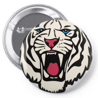 White Tiger Roar   White Tiger Pin-back Button | Artistshot