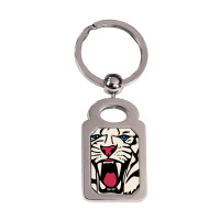 White Tiger Roar   White Tiger Silver Rectangle Keychain | Artistshot