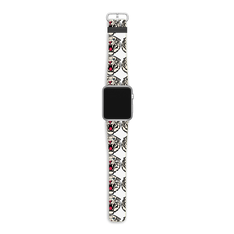 White Tiger Roar   White Tiger Apple Watch Band | Artistshot