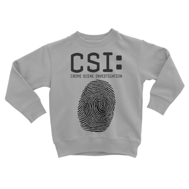 Csi Crime Scene Investigation, Fingerprint, Forens Toddler Sweatshirt by aiiluurosy | Artistshot