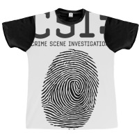 Csi Crime Scene Investigation, Fingerprint, Forens Graphic T-shirt | Artistshot