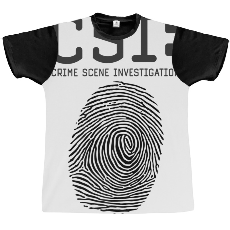 Csi Crime Scene Investigation, Fingerprint, Forens Graphic T-shirt by aiiluurosy | Artistshot