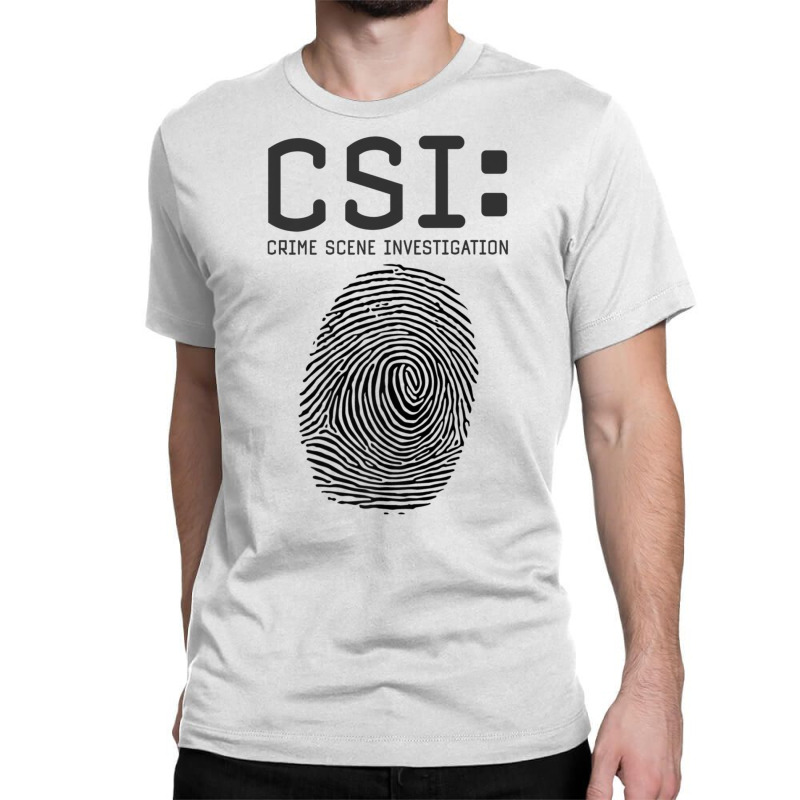 Csi Crime Scene Investigation, Fingerprint, Forens Classic T-shirt by aiiluurosy | Artistshot