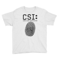 Csi Crime Scene Investigation, Fingerprint, Forens Youth Tee | Artistshot