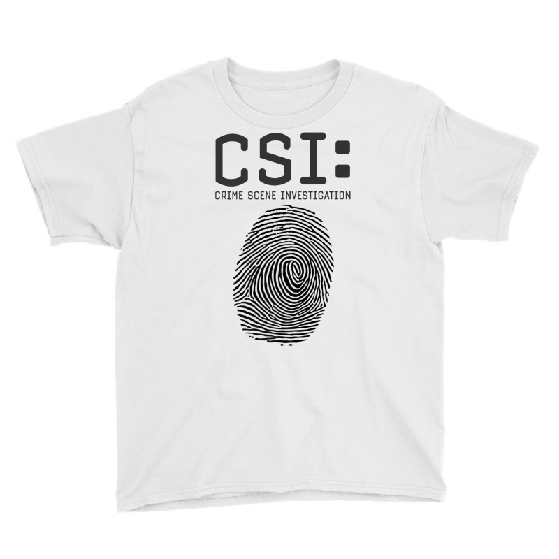 Csi Crime Scene Investigation, Fingerprint, Forens Youth Tee by aiiluurosy | Artistshot