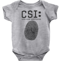 Csi Crime Scene Investigation, Fingerprint, Forens Baby Bodysuit | Artistshot