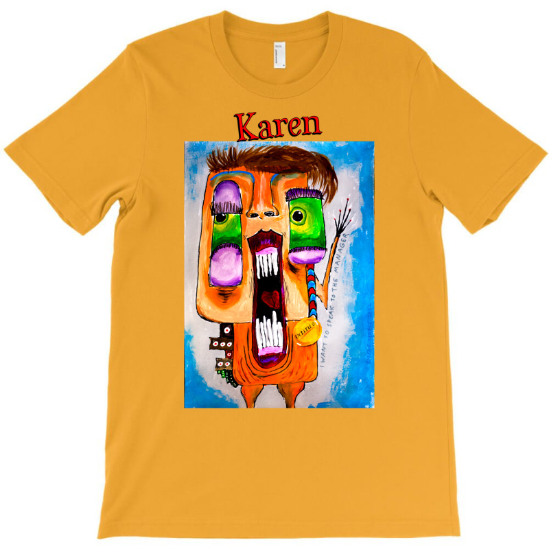 Karen   Red Text T-shirt | Artistshot