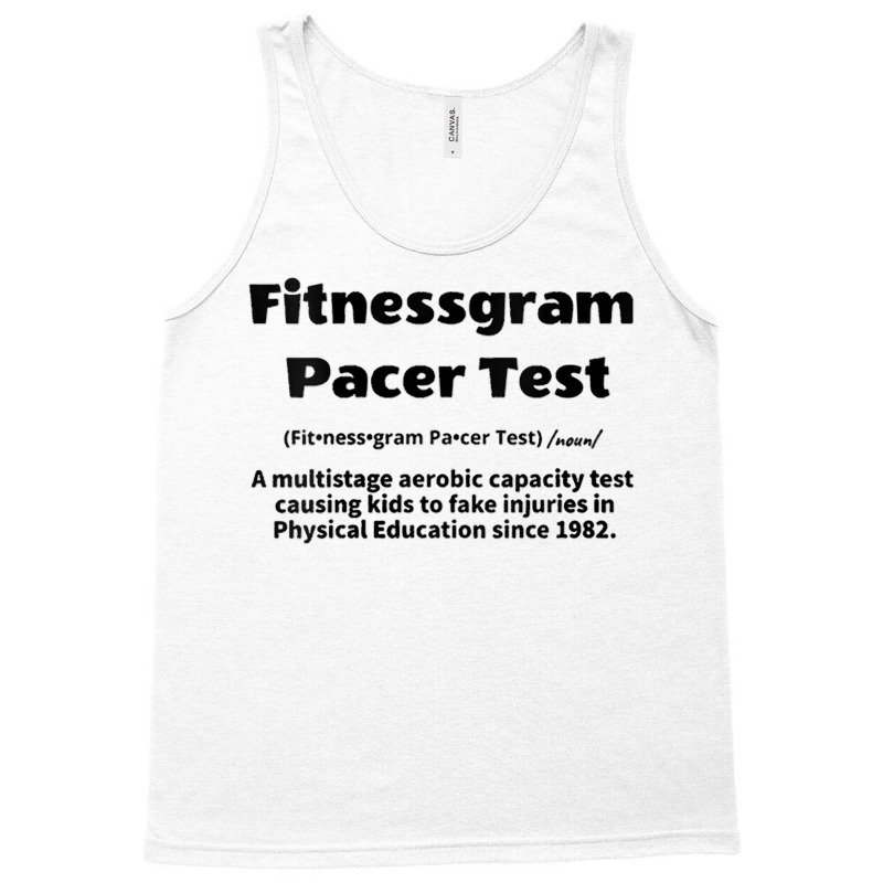 Womens Fitnessgram Pacer Test Fitness Testing V Ne Tank Top | Artistshot