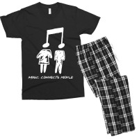 Music Connects People Men's T-shirt Pajama Set | Artistshot