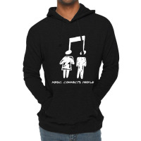 Music Connects People Lightweight Hoodie | Artistshot