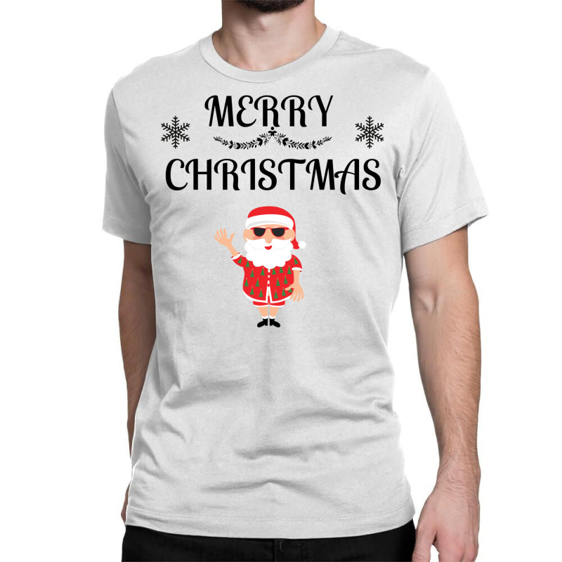 Australian Christmas Cool Santa Classic T-shirt by krasoncronand | Artistshot