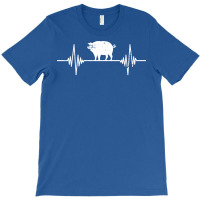 Heartbeat Pig Yellow T-shirt | Artistshot