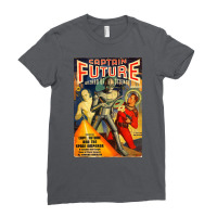 Captain Future Poster Ladies Fitted T-shirt | Artistshot