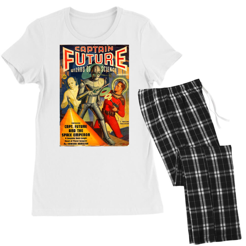 Captain Future Poster Women's Pajamas Set by bouzoshadzirh | Artistshot