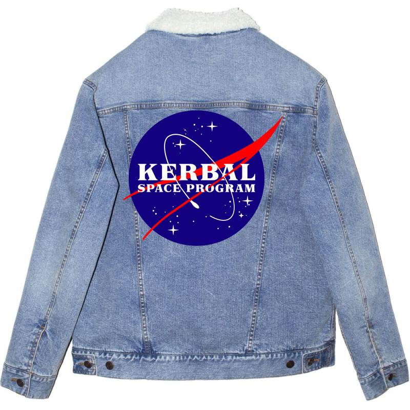 Kerbal Space Program™   Insignia [colored] Unisex Sherpa-lined Denim Jacket | Artistshot