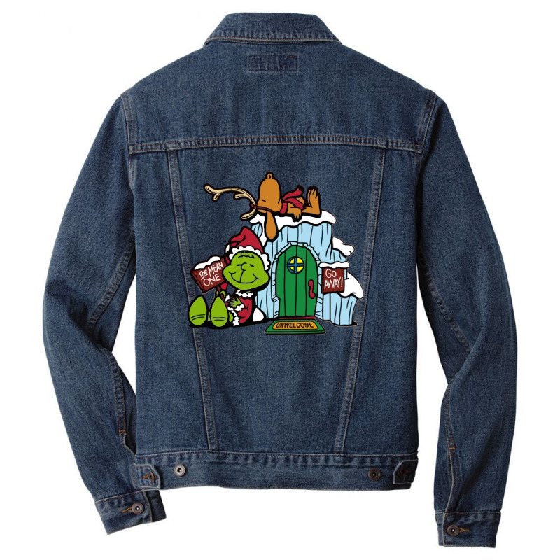 How Grinch Stole Men Denim Jacket | Artistshot