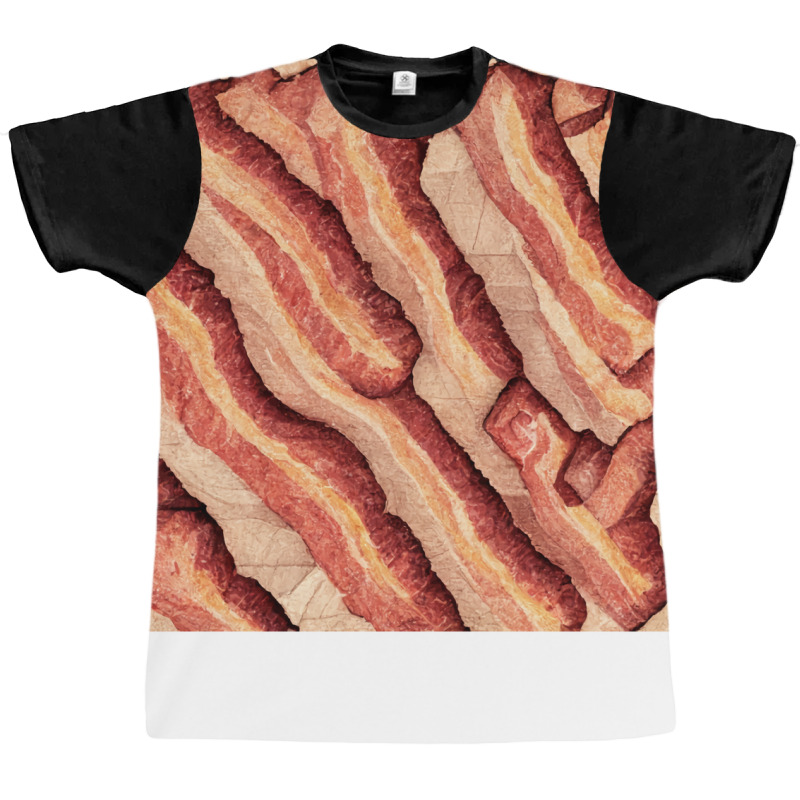 Isometric Bacon Art Gift Graphic T-shirt | Artistshot