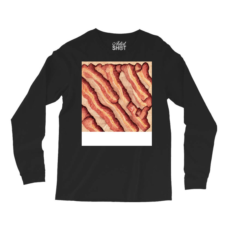 Isometric Bacon Art Gift Long Sleeve Shirts | Artistshot