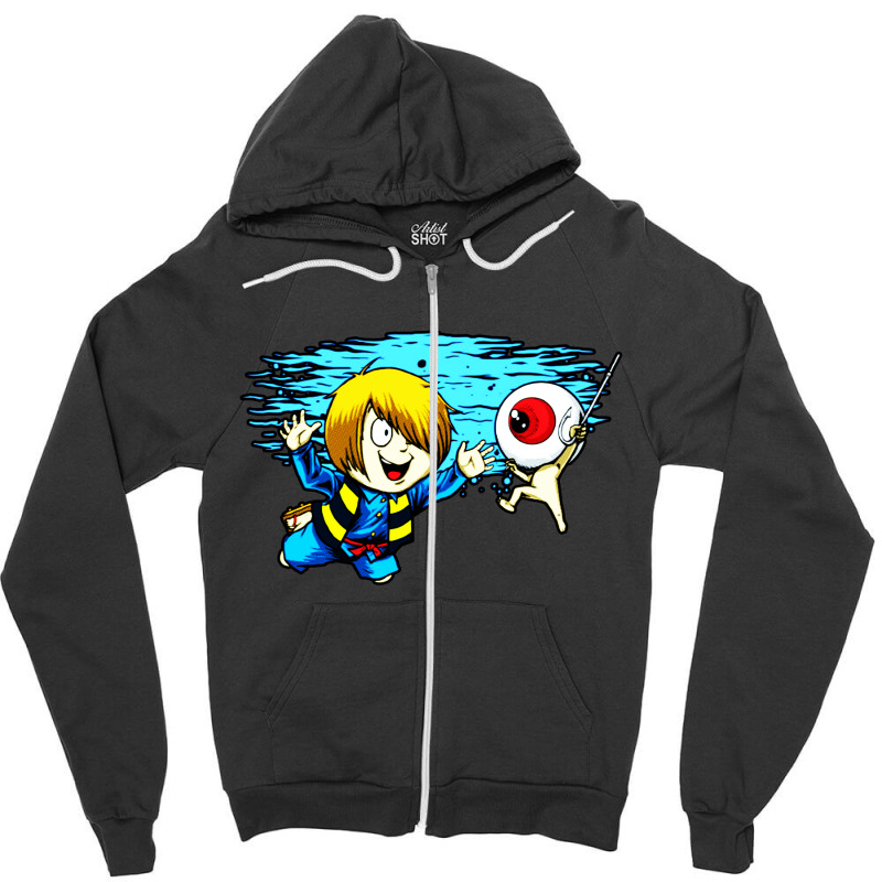 Nevermind Your Eyes Zipper Hoodie | Artistshot