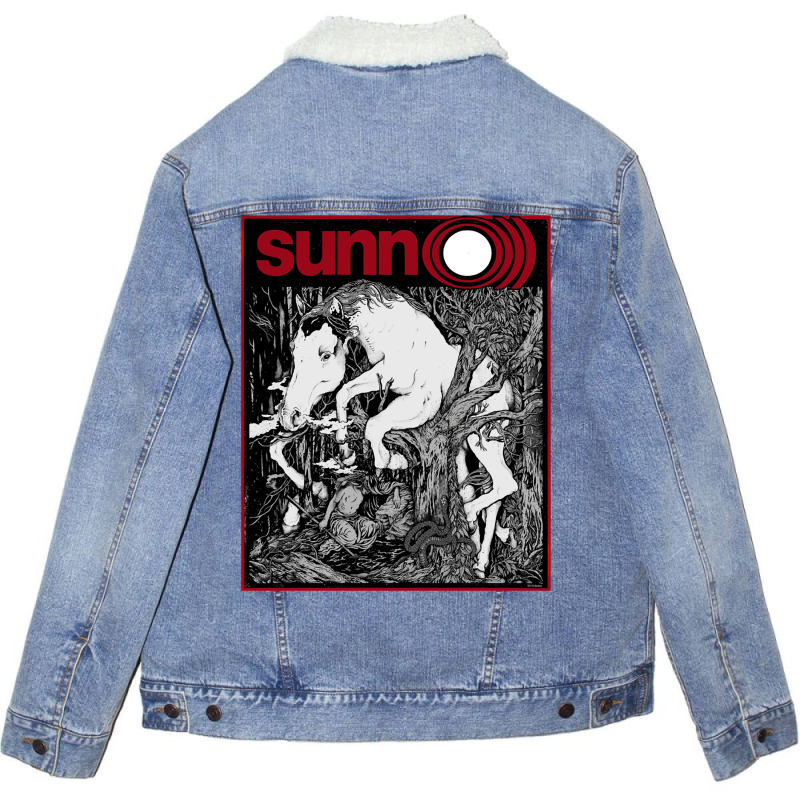 Sunn O))) Phenomenal Unisex Sherpa-Lined Denim Jacket by jagvirrietb | Artistshot