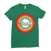 Bacon Name  Vintage Bacon Circle Cool Ladies Fitted T-shirt | Artistshot